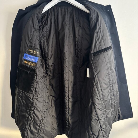 $1495 Harry Rosen Loro Piana Storm System Wool Jacket Car Coat/Overcoat- Medium - Picture 4 of 13